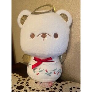 NEW Mewaii Mushroom Family Holiday Angel Bear